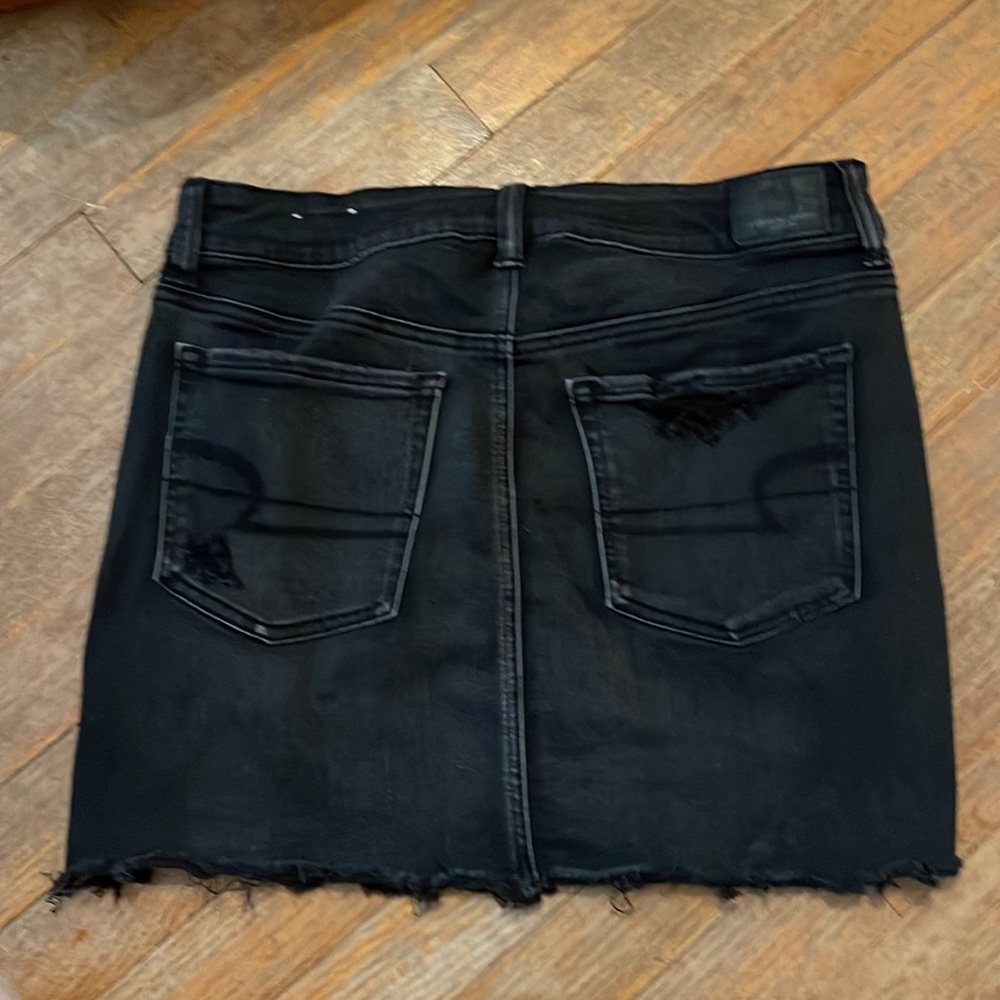 American eagle black denim skirt - Picture 2 of 2